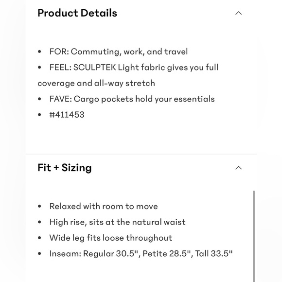 NWOT-Athleta Navy Venice Cargo Wide Leg Pant, Small - Picture 10 of 12